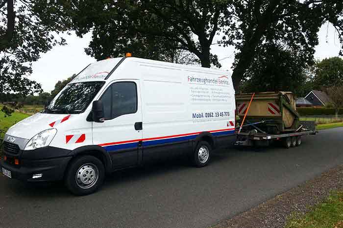 Beispiel Anbaugeräte Transport