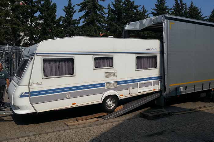 Beispiel Unterplane Transport