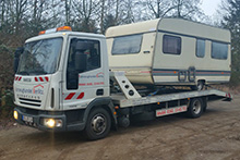 Galeriebild Wohnwagen Transport