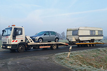 Galeriebild Wohnwagen Transport