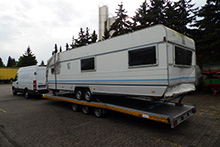 Galeriebild Übergrößen Wohnwagen Transport